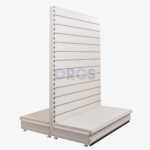 Gondolastelling / middenstelling Slatwall - RAL9001 (140 x 66,5 x 57)