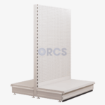 Gondolastelling / middenstelling met perfo RL achterwand - RAL9001 (180 x 66,5 x 57)