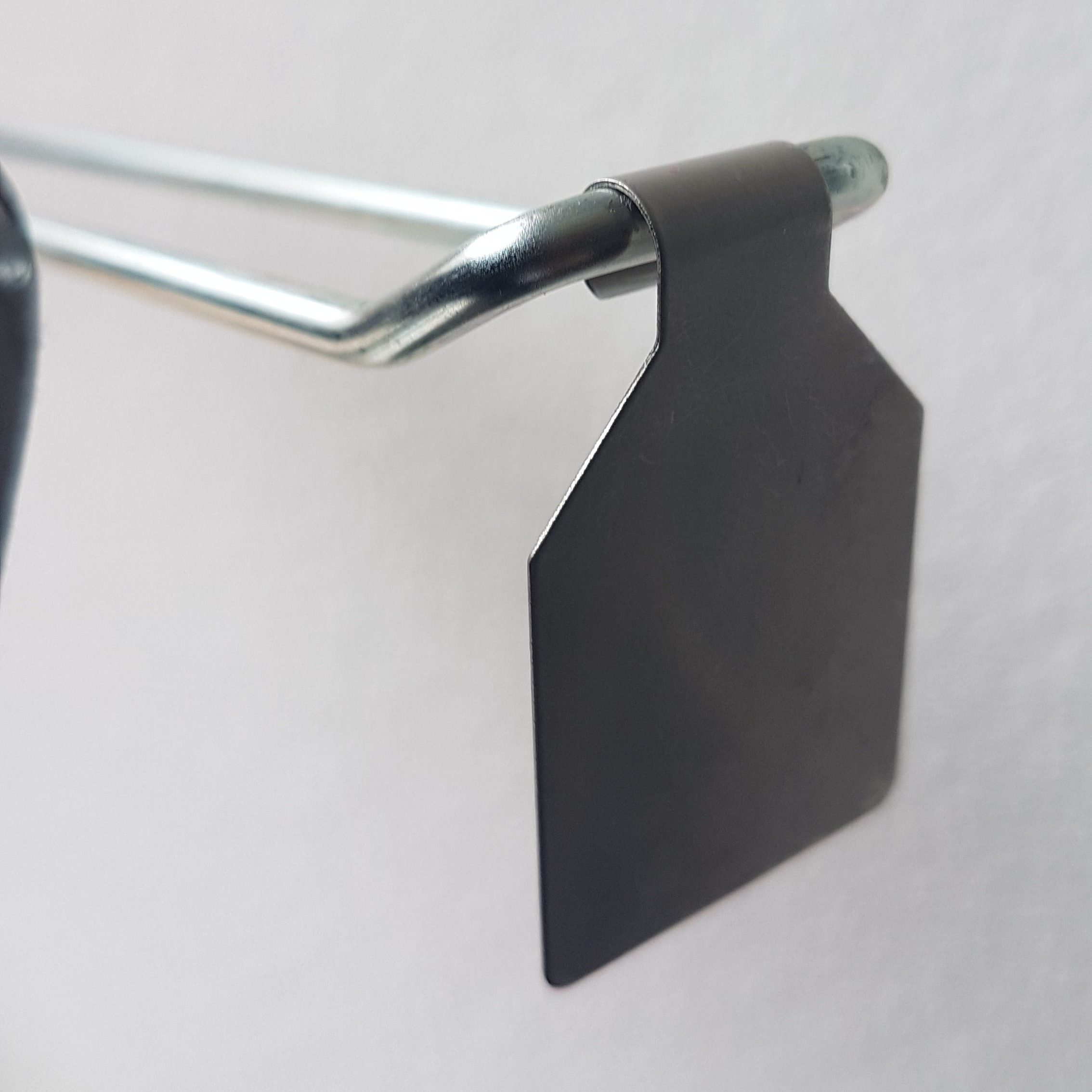 20190522_134620 Metalen prijslabel voor dubbele blisterhaken (RVS) (100 stuks) - Afbeelding 1