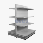 Complete gondolastelling / middenstelling - RAL9006 (160 x 100 x 37) - 1 meter