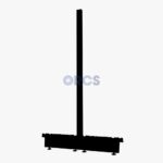 Eindregel voor gondola / middenstelling - RAL9005 (180 x 47)
