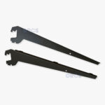 Drager voor hout/glas 2 haaks - RAL7015