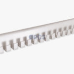 winkelinrichting-product metalen verdeellijst laag 9001