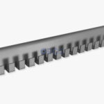 winkelinrichting product metalen verdeellijst- aag 9006