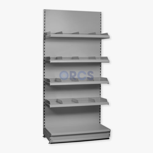 winkelinrichting winkelstelling wandstelling metalen vakindeling 9006