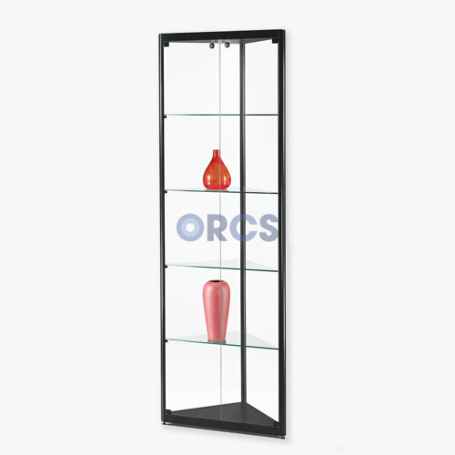rcs winkelstellingen hoekvitrine zwart