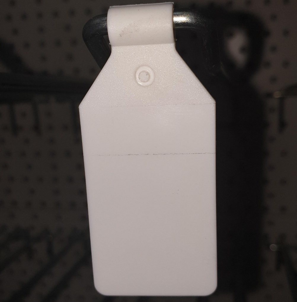 product prijslabel dubbele blisterhaak wit product prijslabel dubbele blisterhaak wit