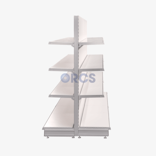 Complete gondolastelling legborden RAL9001-2 meter