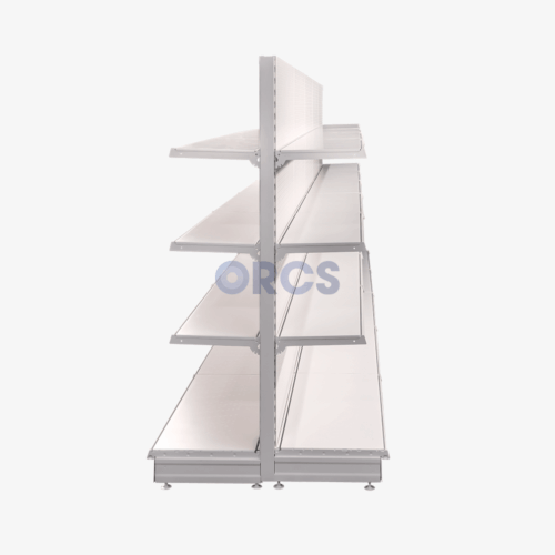 Complete gondolastelling legborden RAL9001-5 meter