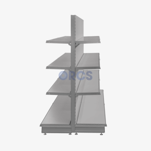 Complete gondolastelling legborden RAL9006-2 meter