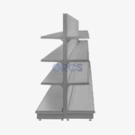 Complete gondolastelling legborden RAL9006-5 meter