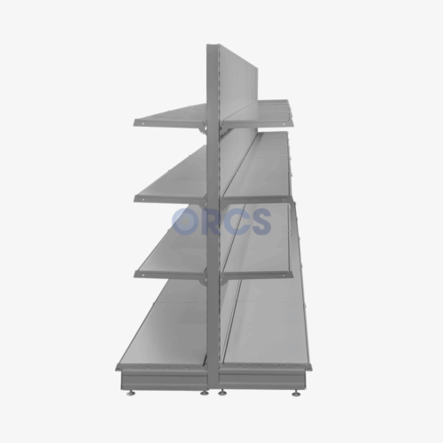 Complete gondolastelling legborden RAL9006-5 meter