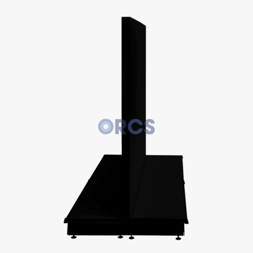 Complete gondolastelling perfo RAL9005-2 meter
