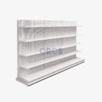 Complete wandstelling legborden RAL9001 3 meter