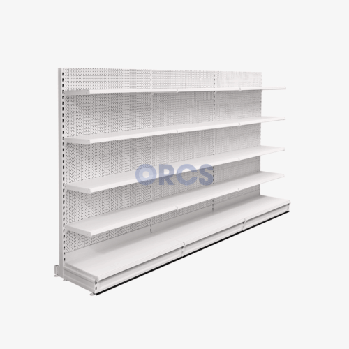 Complete wandstelling legborden RAL9001 3 meter