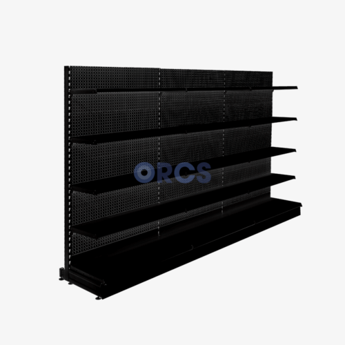 Complete wandstelling legborden RAL9005 3 meter