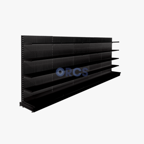 Complete wandstelling legborden RAL9005-5 meter