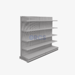 Complete wandstelling legborden RAL9006-2 meter