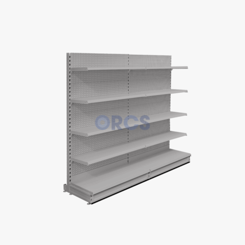 Complete wandstelling legborden RAL9006-2 meter