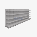 Complete wandstelling legborden RAL9006-5 meter