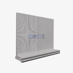 Complete wandstelling perfo RAL9006-2 meter