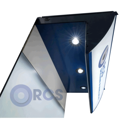 H325 Koof Convex down - RAL9005 - 100cm breed - Afbeelding 4
