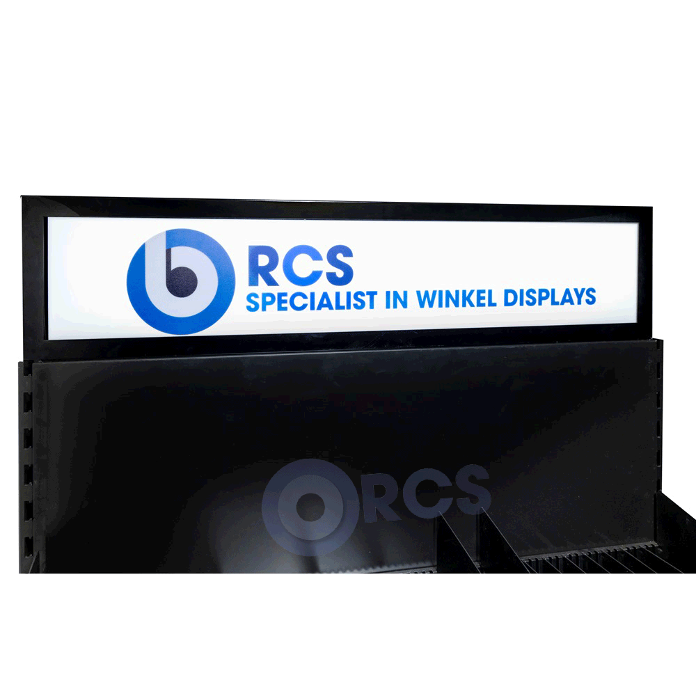 RCS-2024-13 Koof voor Gondolastelling - RAL9005 - 100cm breed - Afbeelding 1